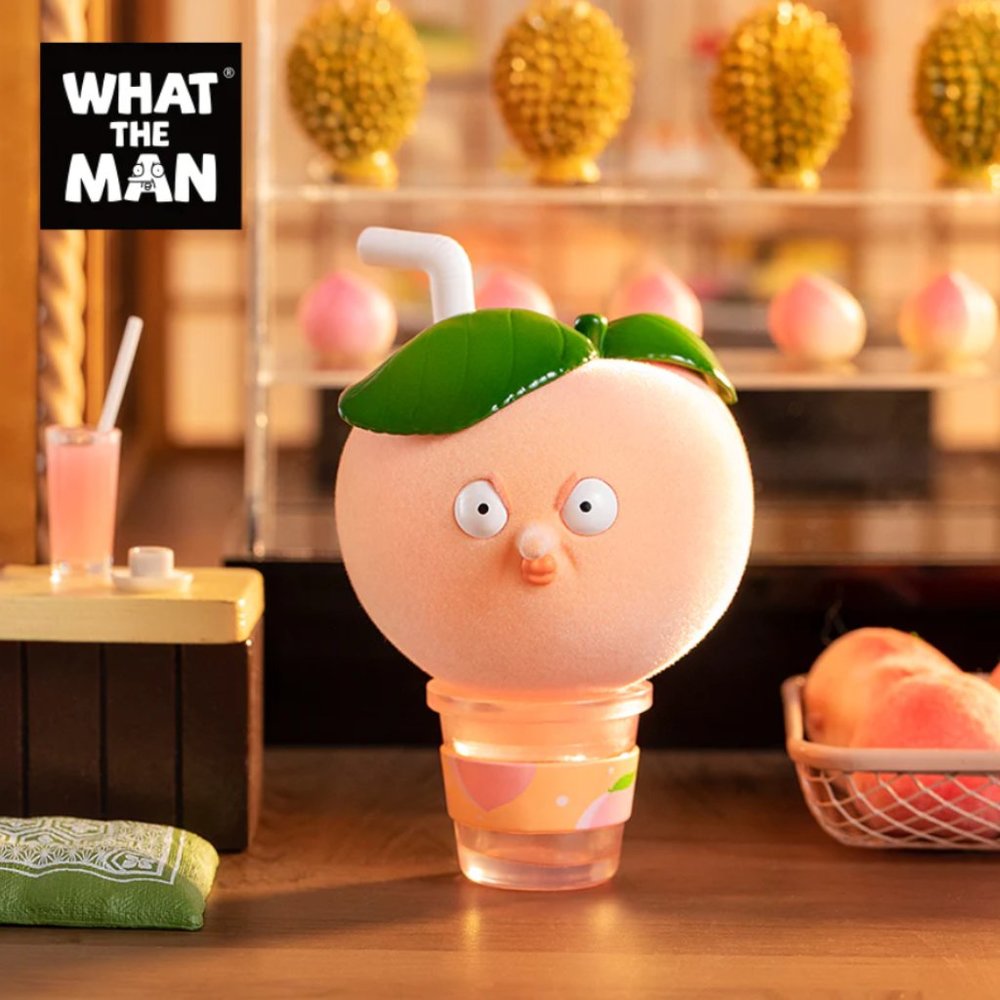 POP MART x LEII What the Man Pilo the Peach Flocked Figure Sealed